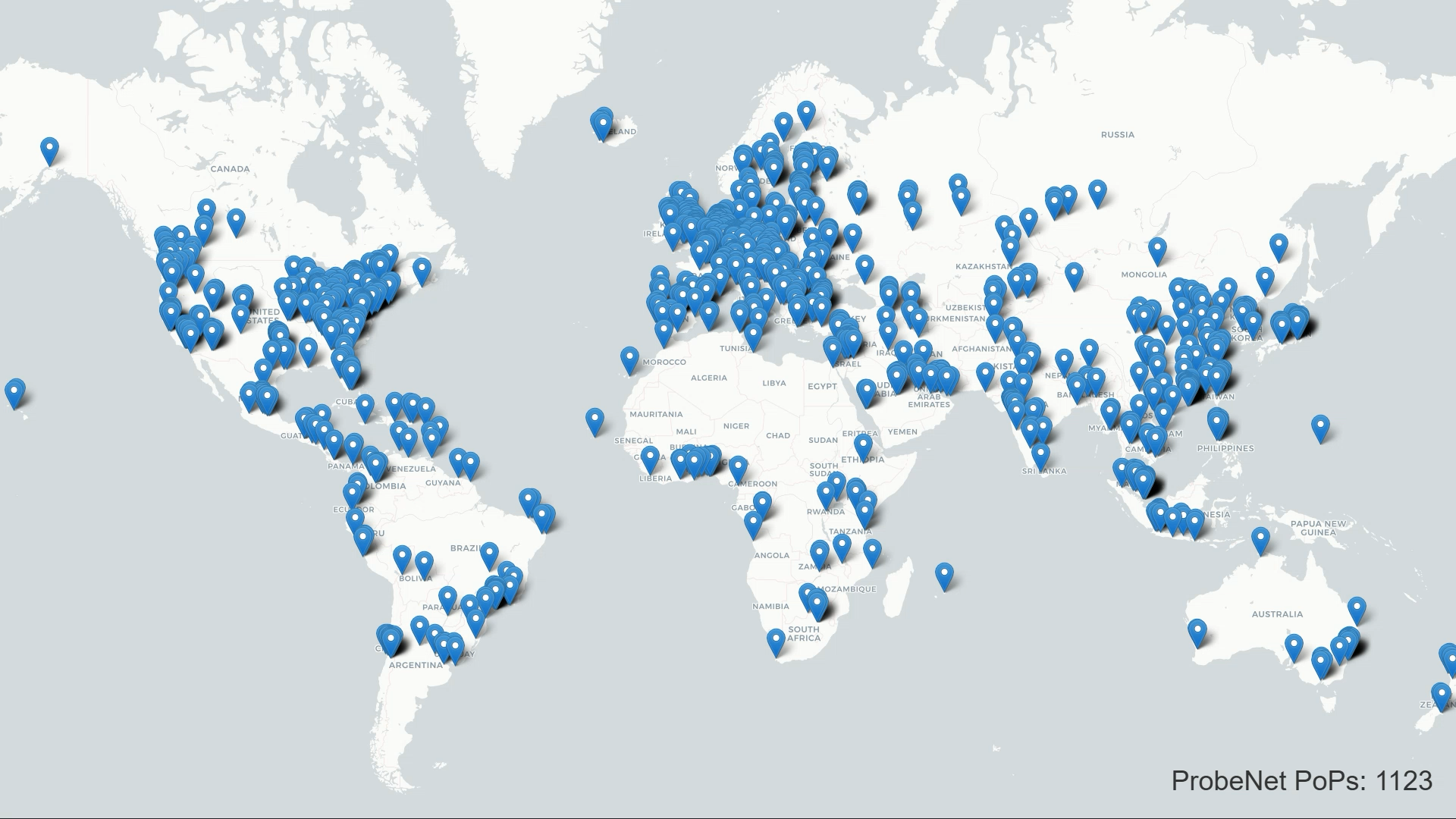 Probe network map