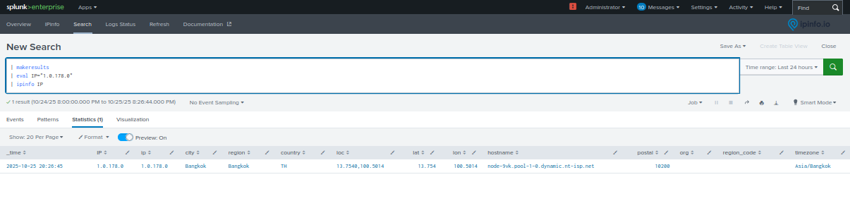 IPinfo Splunkbase App Download