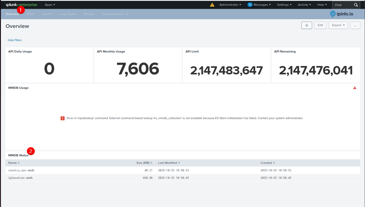 IPinfo Splunkbase App Download