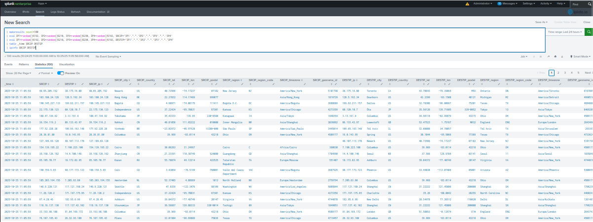 IPinfo Splunkbase App Download